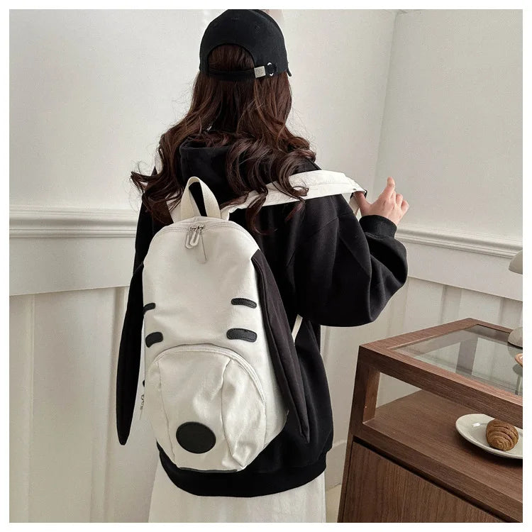 Cute Anime Snoopy Backpack — Large Capacity Oxford Cloth Student Travel Casual Bag