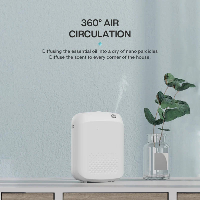 Fragrance Diffuser – Electric Aromatic Oil Diffuser, Wall Hanging Essential Oil Air Freshener for Home & Hotel