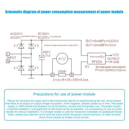 AC-DC 5V Power Supply Module - 220V AC to 5V DC Buck Converter 5W/10W Step Down Transformer