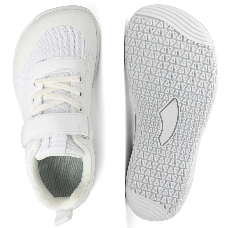 Kids Barefoot Sneakers - Wide Toe Natural Foot Shape Shoes For Boys & Girls Toddlers and Big Kids