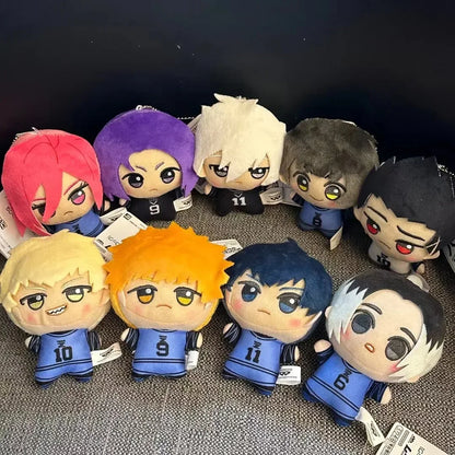 Mini Blue Lock Nagi Plush Keychain – Cute Anime Backpack Charm & Stuffed Doll Gift