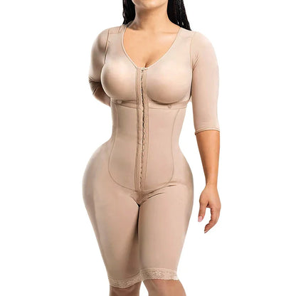 Full Body Colombian Shaper Girdle, High Compression Bodysuit, Postpartum & Postoperative Waist Slimmer, Lipo Arm Reducing Shapewear