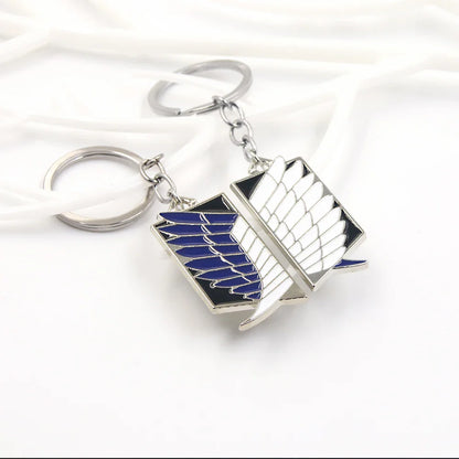 Anime Wings of Liberty Keychain – Scouting Legion Cosplay Pendant Keyring for Backpack Jewelry Gift for Women & Men