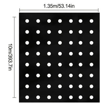 Black Plastic Mulch Film — High-Quality Vegetable Growing Film for Greenhouses & Plant Protection
