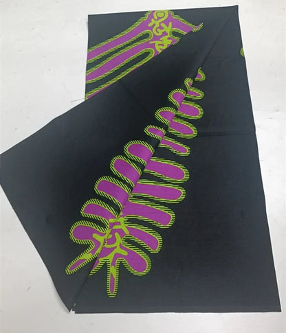 100% Cotton Ankara Wax Fabric - High Quality Soft Real Dutch Pagne Print for Dresses & Sewing