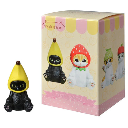Mofusand Shark Cat Mini Figures - Cute Blind Box Animal Anime Ornaments for Kids and Collectible Gifts