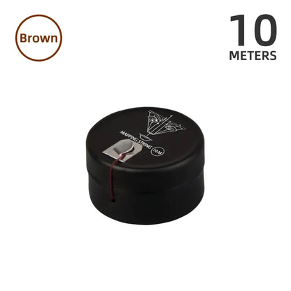 Microblading Eyebrow Mapping String - 10/20M Pre-Inked Brow Mapping Thread Marker for Permanent Makeup Tattoo Design