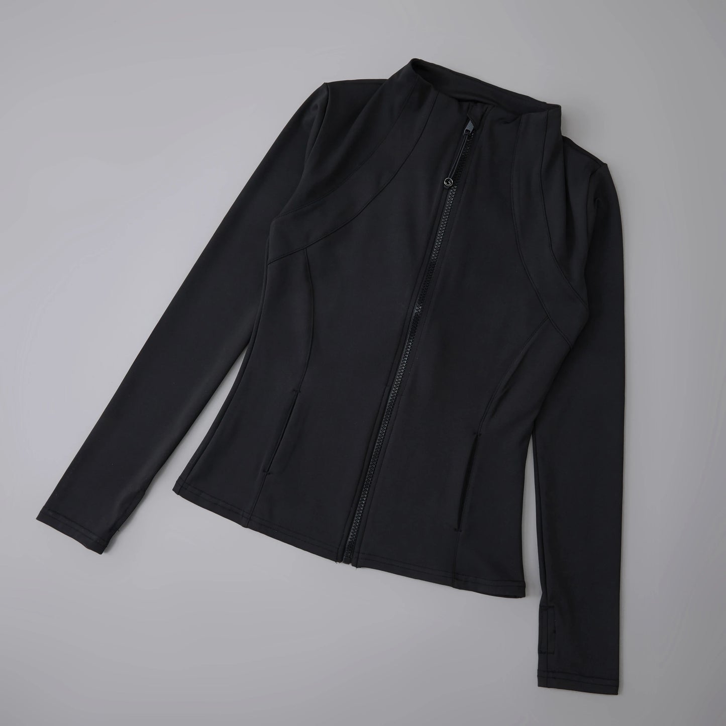 Women’s Sports Windbreaker Jacket — Long Sleeve Workout Top, Running Sweatshirt, Yoga Activewear