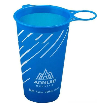 AONIJIE Soft Flask Water Bottle — 250ml/500ml Folding, Collapsible, TPU BPA-Free for Running Hydration Packs, Waist Bags & Vests (SD09/SD10)
