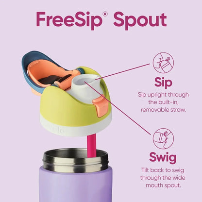 32oz Insulated Stainless Steel Water Bottle with Straw – BPA-Free Sports Bottle, Perfect for Travel