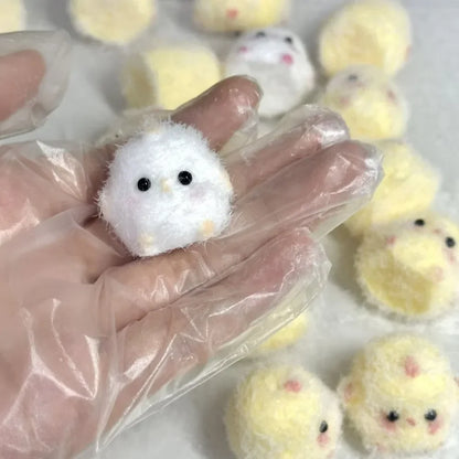 Cute Chick Squishy Stress Relief Toy - Soft Mochi Slow Rebound Fidget Gift for Kids