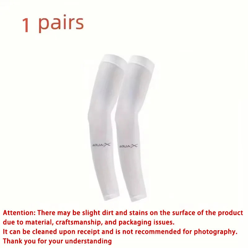 Breathable UV Sun Protection Arm Sleeves, 1/3 Pair Cooling Sports & Driving Outdoor Arm Guards for Summer Adventures