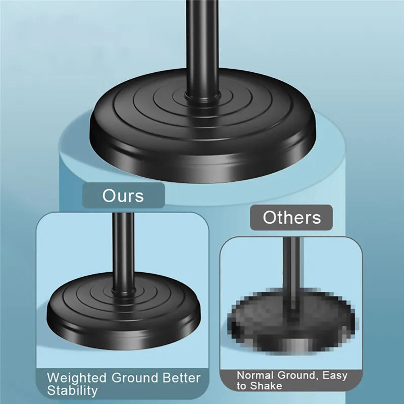 Multifunctional Phone Tripod Stand - Adjustable Height Telescopic Live Streaming Bracket Portable Mount