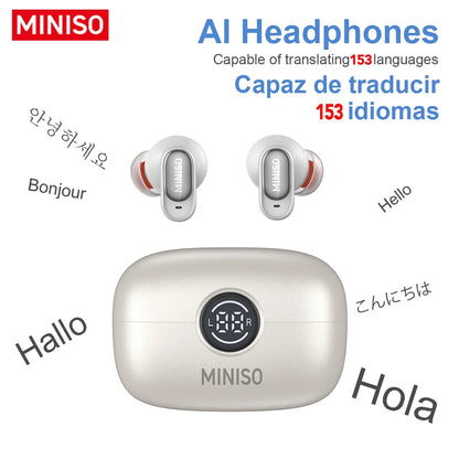 MINISO MS105 Wireless Earbuds - Bluetooth In-Ear Headphones with Soft Fit Design & IPX5 Waterproof Protection