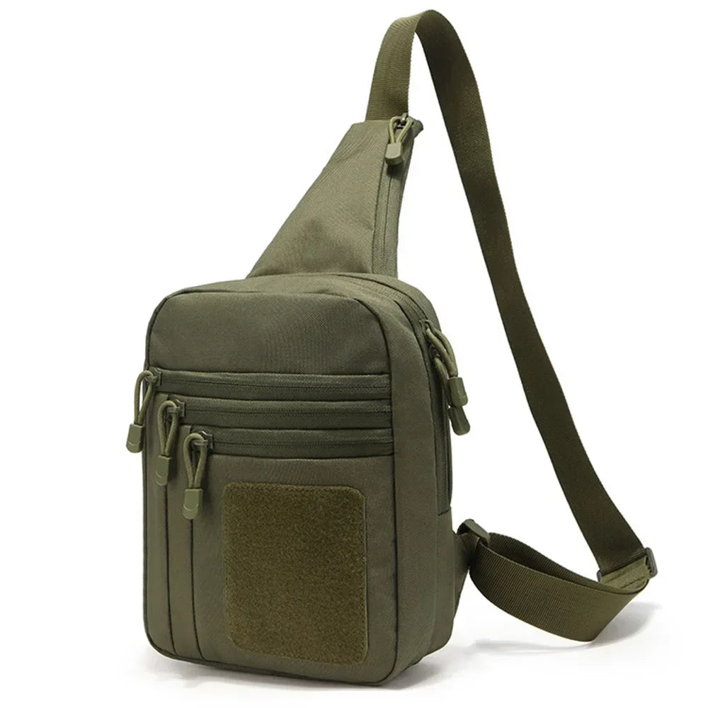 Outdoor Hunting Tactical Shoulder Bag - Concealed Carry Pistol Holster, Waterproof Crossbody Gun Sling Chest Pack
