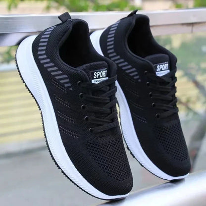 Men's Vulcanized Walking & Running Shoes, Unisex Lightweight Tennis Sneakers, Breathable Athletic Sports Shoes