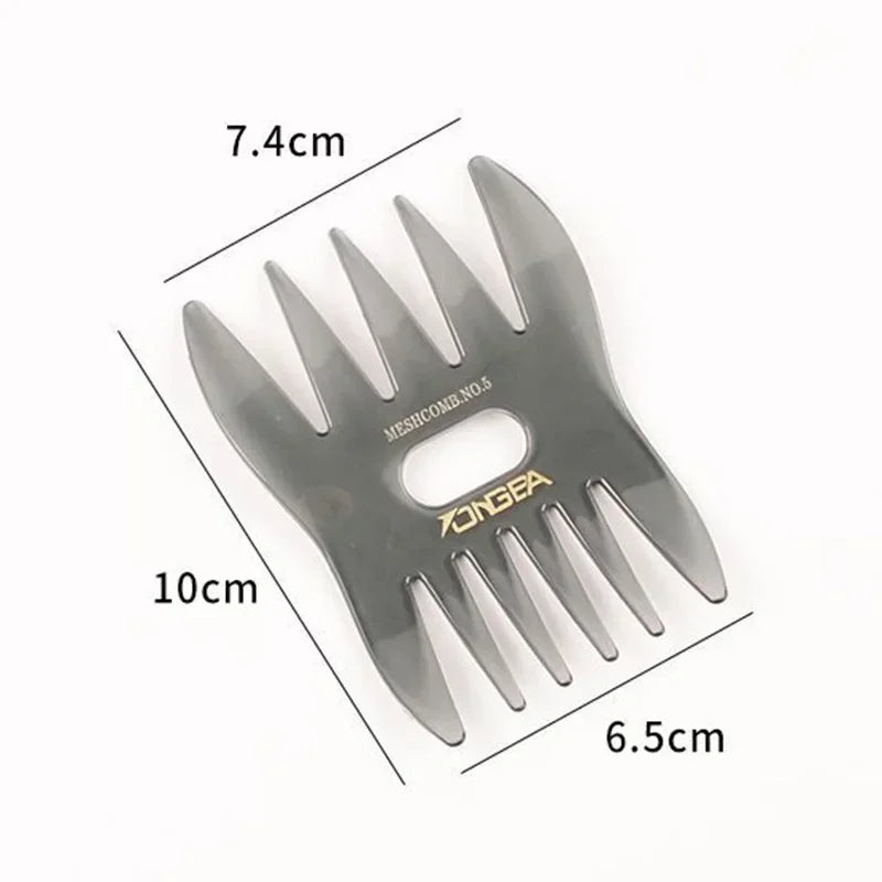 Men's Professional Wide Tooth Hair Comb & Brush – Barber-Grade Hair Styling Tool for Men