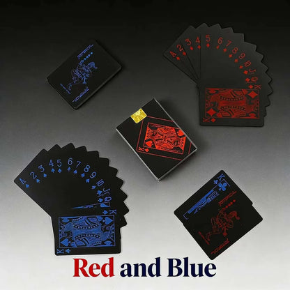 Waterproof PVC Playing Cards Deck - Classic Poker Game Cards for Kids & Adults with Premium Design
