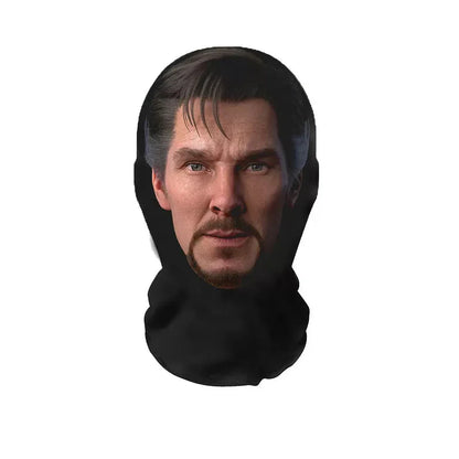 3D Printed Realistic Face Mask - Stretch Mesh Full Head Cosplay Balaclava for Role Play & Hip Hop Costume