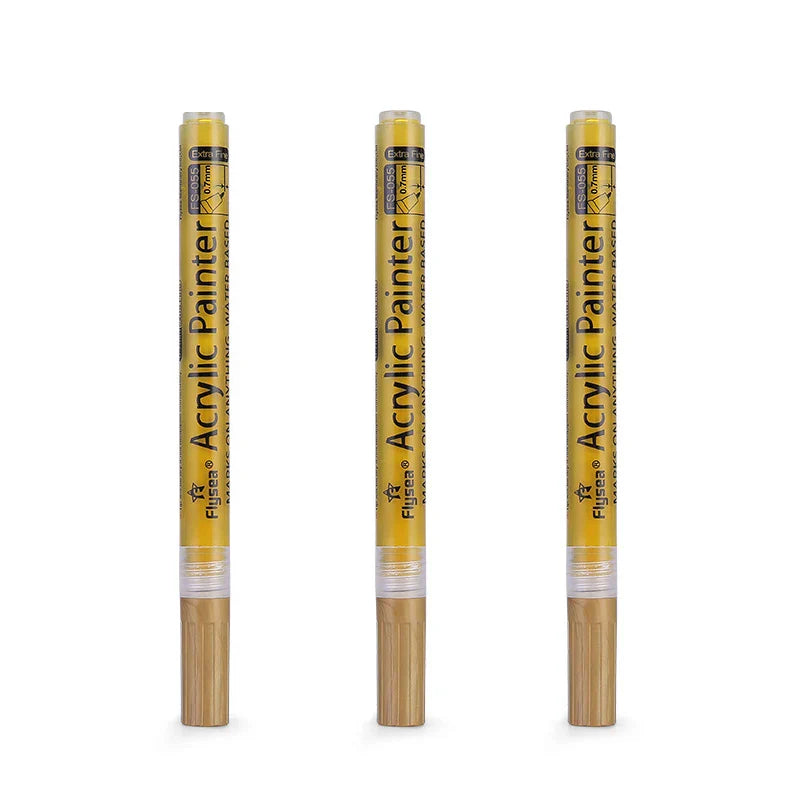 New Golf Club Color Changing Pen – Waterproof Acrylic Ink with Sunscreen & Covering Power, 12 Colors Gift for Golfers