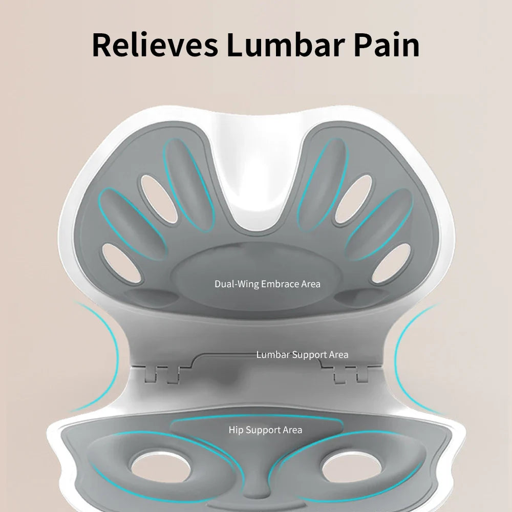 Ergonomic Waist Protection Cushion — Foldable Back Support for Pain Relief, Anti-Hunchback Posture Correction