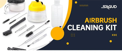 Airbrush Accessories Replacement Maintenance Tools for Any Airbrush Spray Gun Needle Packing Nut & Valve Screw Replace Parts Kit