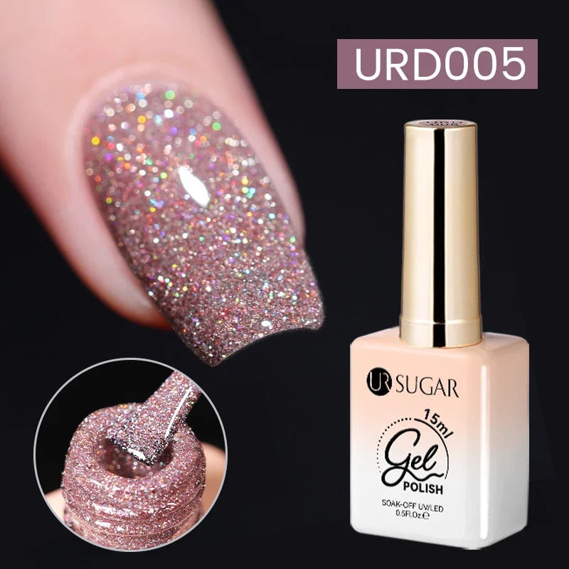 UR SUGAR 15ml Jelly Gel Polish - Milky White Translucent UV Soak Off Nail Art Varnish