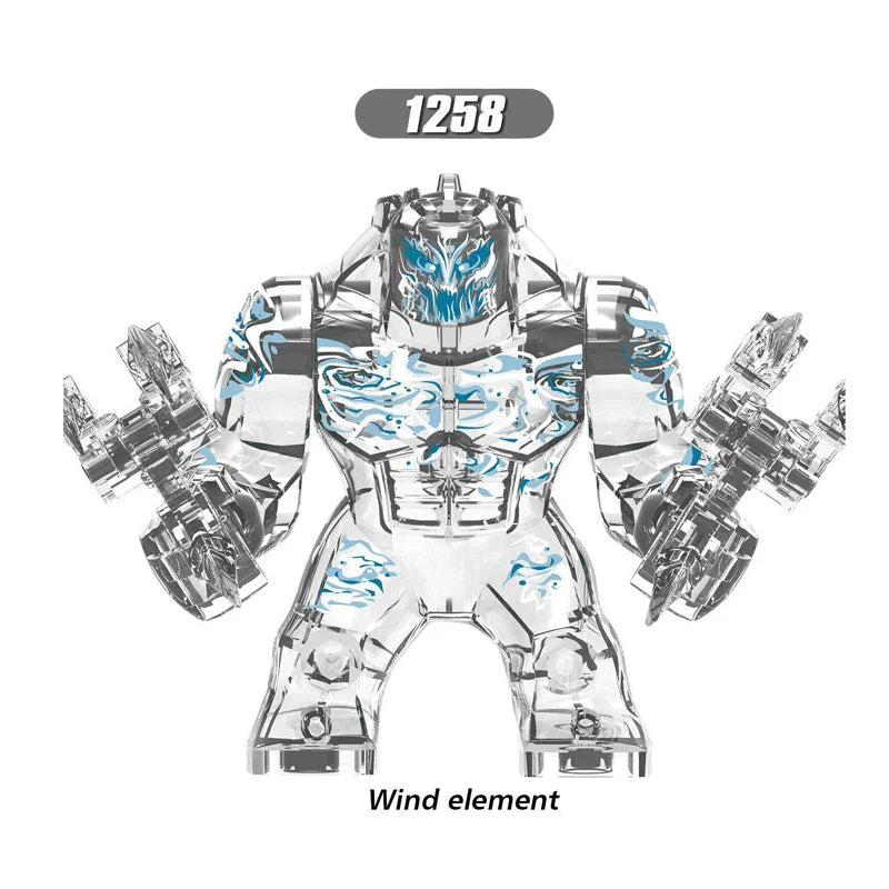 Anime Snow Monster Franky Eagle Eye Building Blocks – DY640 DY641 WM2786 Assemble Toy for Kids