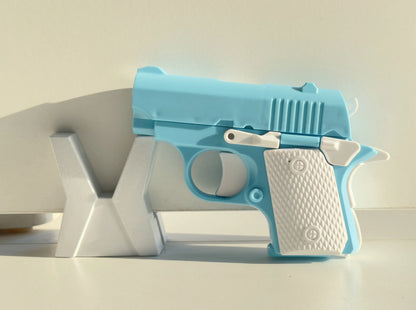 Mini 1911 Gravity Fidget Gun – ABS Plastic 3D Printed Stress Relief Toy for Boys and Kids Gift
