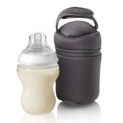 Milk Warmer Bottle Insulation Bag - Lightweight Anti-Splash Thermal Mommy Bag for Baby Bottles & Travel Use
