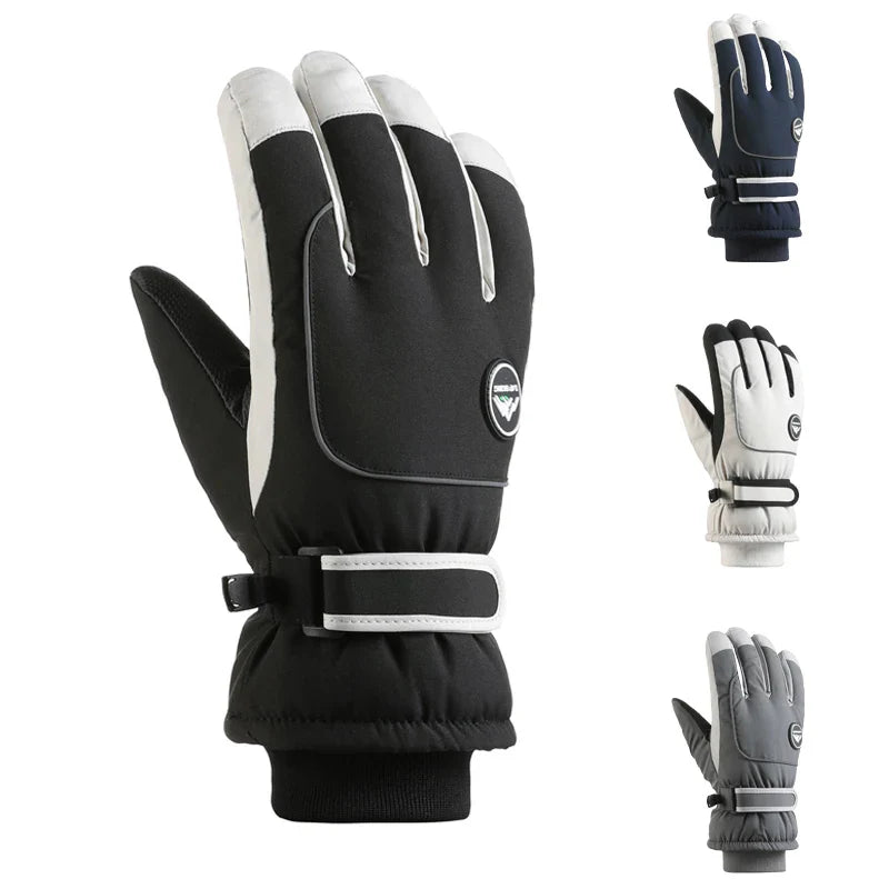 Men’s Waterproof Winter Ski Gloves – Thermal Touchscreen Cold Weather Gloves for Skiing, Cycling & Outdoor Sports