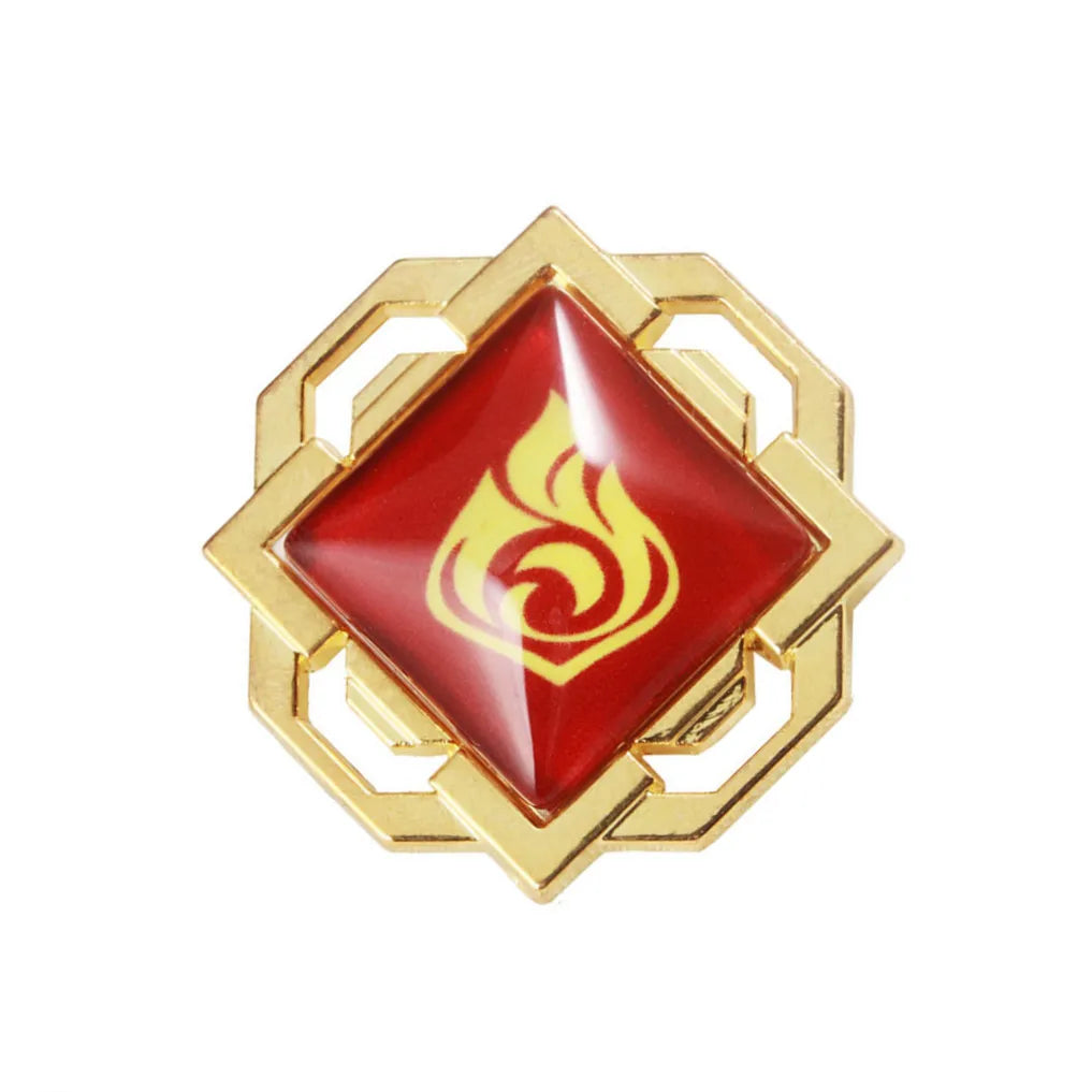 Genshin Impact Sumeru Vision Brooch Pins - Tighnari Collei Dori Nilou Element Badge Cosplay Lapel