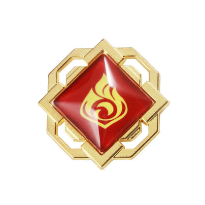 Genshin Impact Sumeru Vision Brooch Pins - Tighnari Collei Dori Nilou Element Badge Cosplay Lapel