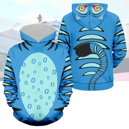 Women's Derpy Printed Hoodie – Autumn Winter KPop Demon Hunters Cozy Pullover for Daily Wear & Street Style