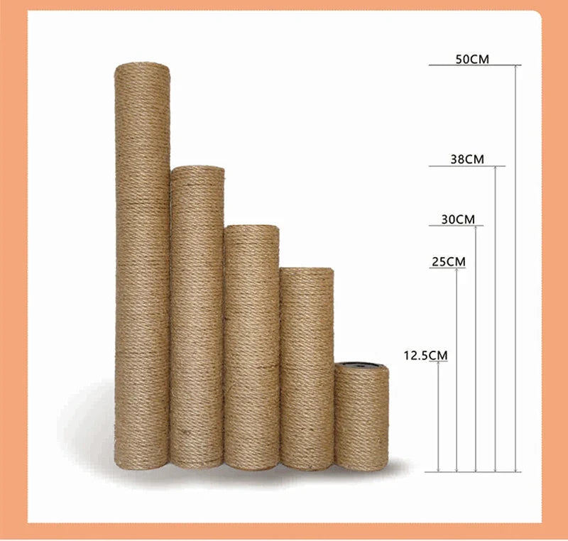Cat Scratching Post Replacement – Sisal Rope DIY Cat Tree Tower Climbing Frame & Furniture Protector