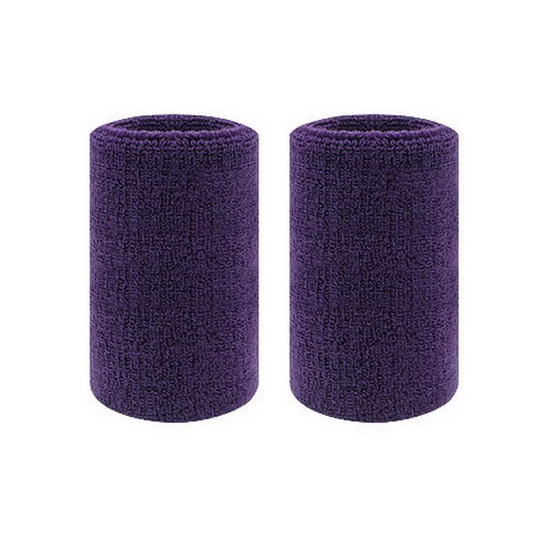 2PCS Sports Wristbands – Tennis & Fitness Sweat Bands for Basketball, Volleyball, Padel with Wrist Guard Cuffs