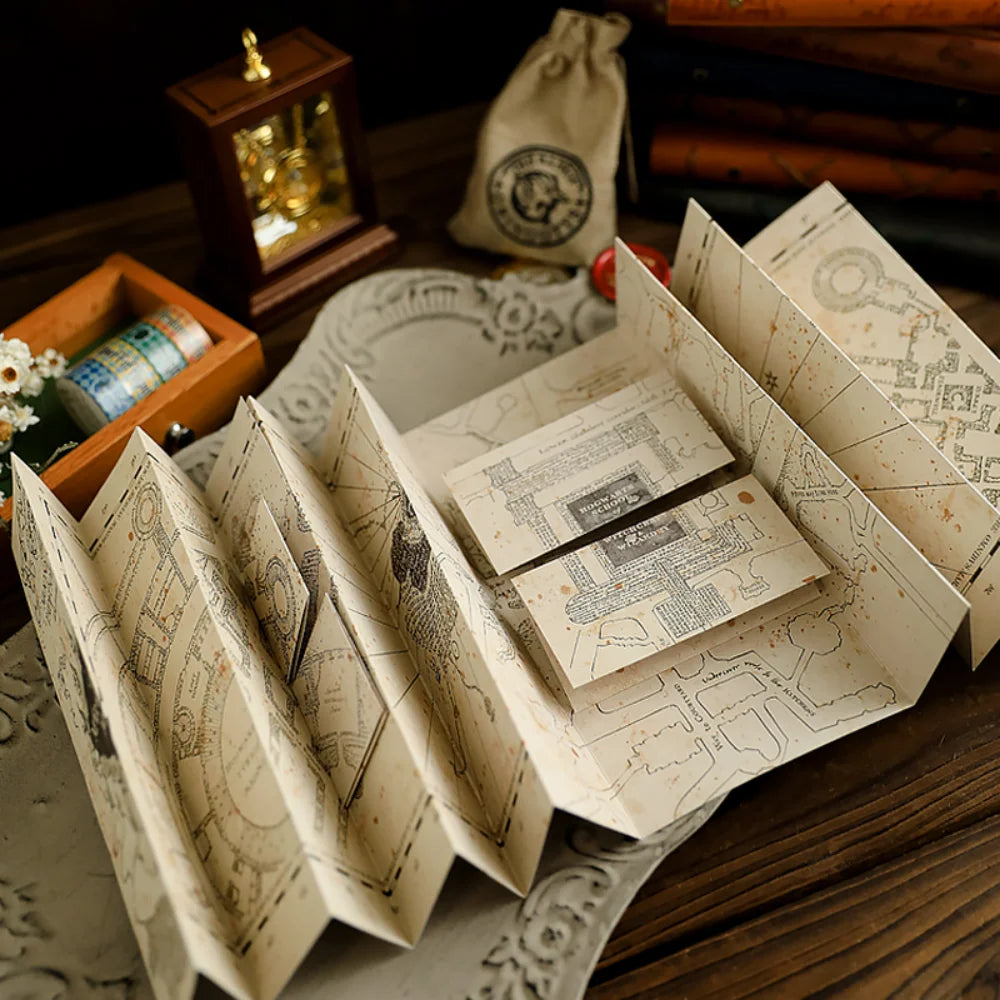 Hogwarts Magic Map - Expandable 3D Wizarding Treasure Hunt Gift