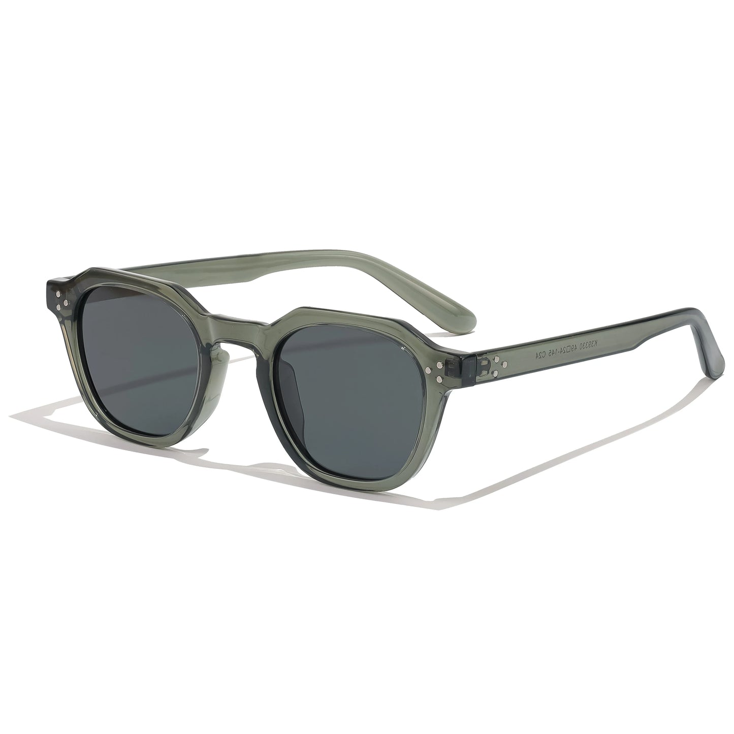 CATERSIDE Retro Polarized Sunglasses – Ultralight TR90 Frame Polygon Style for Men & Women, High-Quality Travel Eyewear