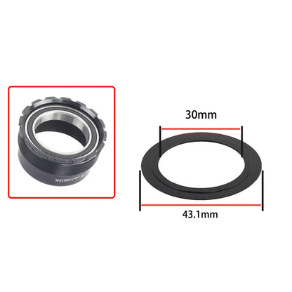 1pc Bicycle Bottom Bracket Adapter – DUB BSA BB Shim Side Cover Patcher Repair Tool for Bike Maintenance & Installation Accessories