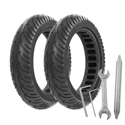 8.5 Inch Honeycomb Solid Scooter Tire - Anti-Explosion Shock Absorbing Replacement Wheel for Xiaomi M365, 1S & Pro