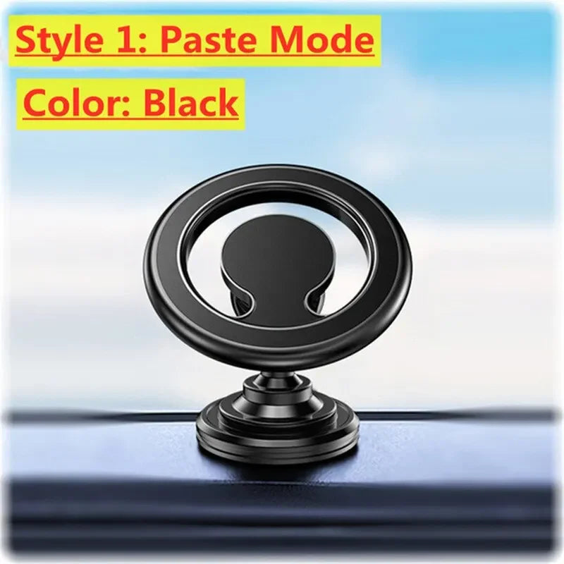 Magnetic Car Phone Holder — MagSafe-Style Universal Car Mount & GPS Mobile Bracket for iPhone 15/14/13/12, Samsung & Xiaomi