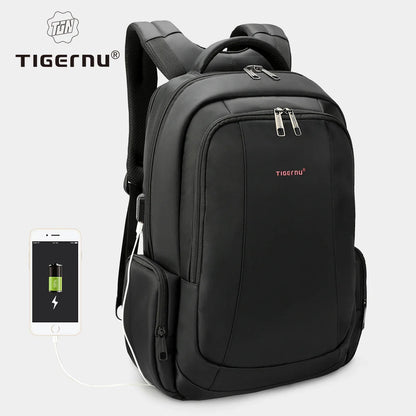 Lifetime Warranty Men’s Laptop Backpack – Anti-Theft Travel & School Bag for 14-17.3 Inch Laptops, Male Knapsack