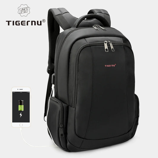 Lifetime Warranty Men’s Laptop Backpack – Anti-Theft Travel & School Bag for 14-17.3 Inch Laptops, Male Knapsack