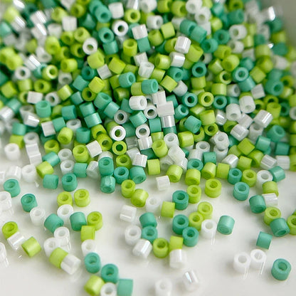 Oil Painting Color Glass Seed Beads - 11/0 Loose Spacer Beads for DIY Jewelry Making, Sewing & Craft Accessories