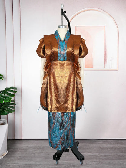 African Women's 2-Piece Outfits - Dashiki Ankara Tops & Skirts for Wedding, Party & Plus Size Fashion