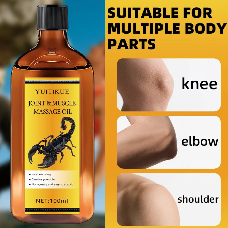 100ml Joint Massage Oil - Firming, Moisturizing & Natural Plant Oil Body Care for Massage & Spa