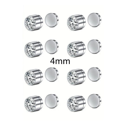 Magnetic Faux Nose Stud Set - 2 Piece No Piercing Punk Style Women’s Vintage Nose Jewelry