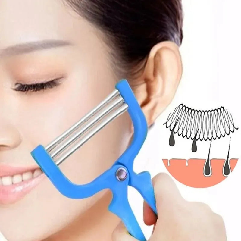 Manual Facial Hair Remover Epilator – Beauty Threading Tool for Women’s Shaving
