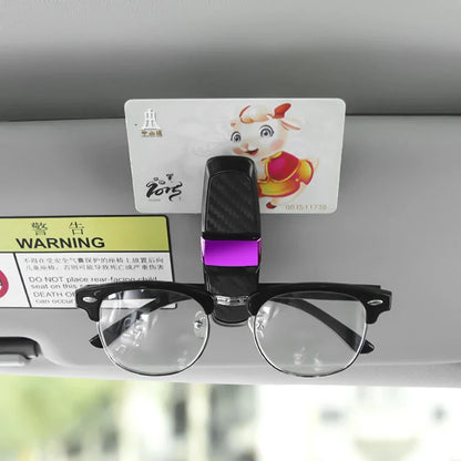 Car Sun Visor Glasses Clip - Auto Bracket for Women & Men, Glasses Holder Auto Interior Accessories