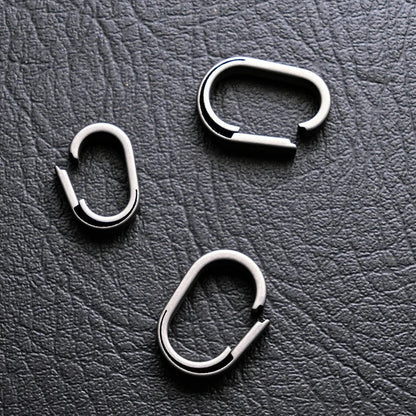 Titanium Alloy Quick Detach Keychain Ring - Mini EDC Car Key Connector Buckle & Key Ring Accessory